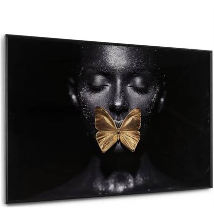 Coco Maison Quiet Butterfly schilderij 120x80cm